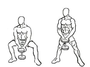 Most effective dumbbell leg workout
Dumbbell Sumo Squats