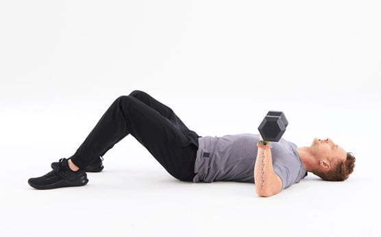 Dumbbell triceps workouts