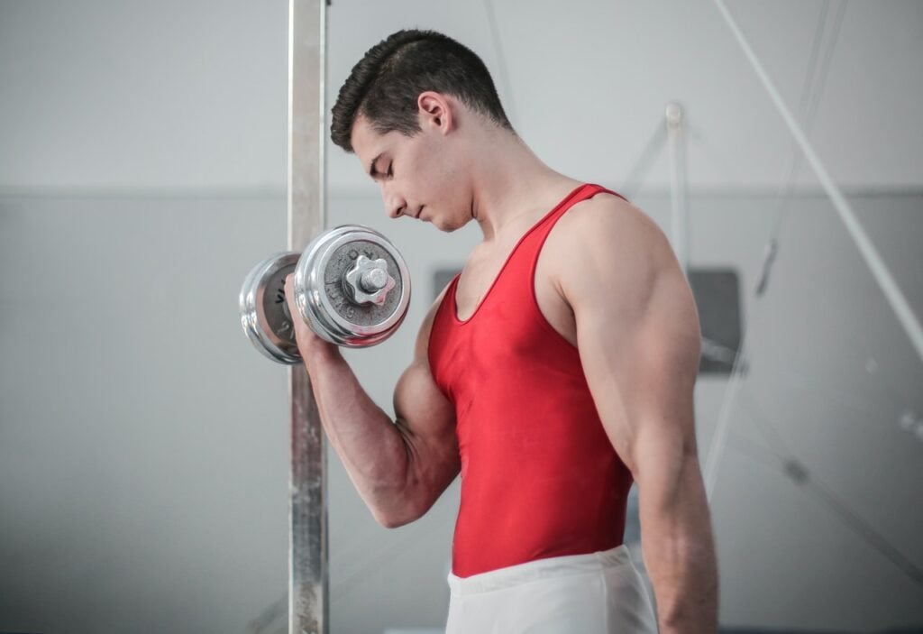 54 Upper Body Dumbbell Exercises & Workout Routine PDF Standing Dumbbell Exercises