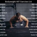 HIIT bodyweight exercises list