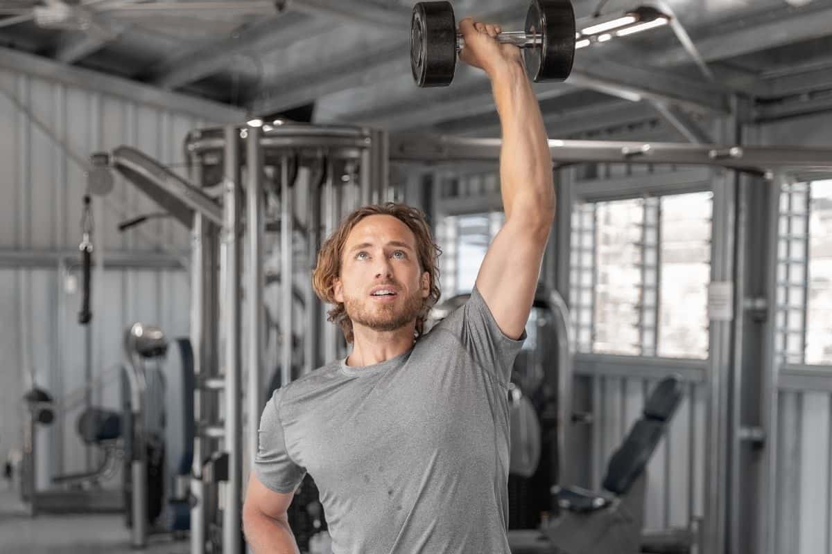 41 Single Dumbbell Exercises & Workout Routine w/PDF single dumbbell workout for shoulder