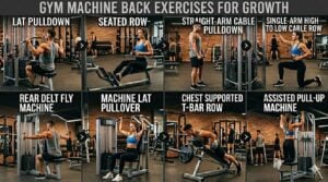 Gym Machine Back Exercises