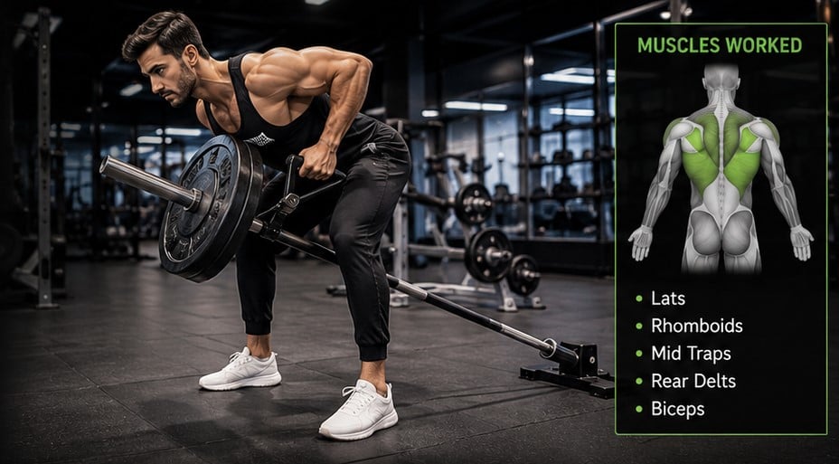 Landmine T-Bar Row