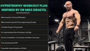 Dr Mike Israetel Workout Plan Summary