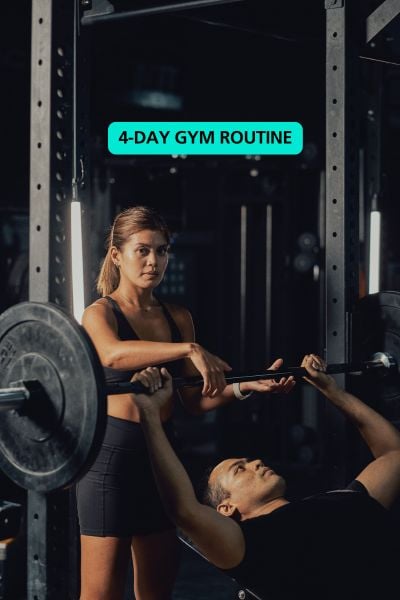 4-Day Gym Workout Plan for Muscle Gain