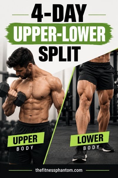 4-Day Upper Lower Split Workout