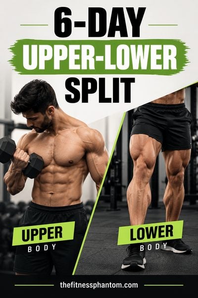 6-Day Upper Lower Split Workout